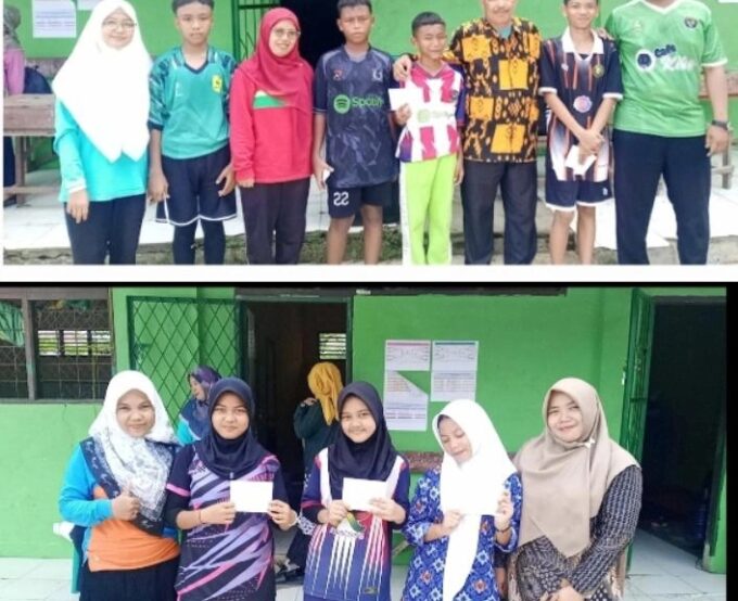 Penutupan Turnamen Futsal Putra dan Handball Putri Antar Kelas MTsN 2 Langkat