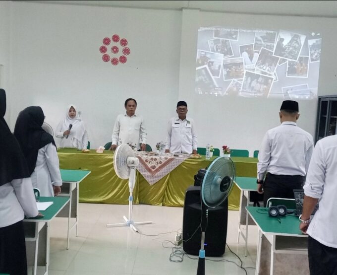 Kemenag Gelar Pembukaan Serentak Latsar CPNS dan Orientasi PPPK 2025 secara Daring, MTsN 2 Langkat menjadi salah satu titik Lokasi pelaksanaan bersama 63 orang ASN dan PPPK yang lulus di Kabupaten Langkat