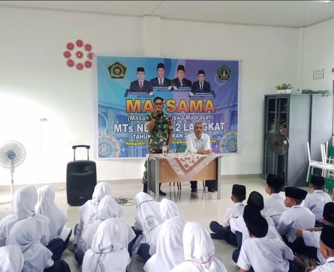 Hari Pertama MATSAMA MTsN 2 Langkat, Siswa Belajar Tentang Komitmen Kebangsaan dan Toleransi