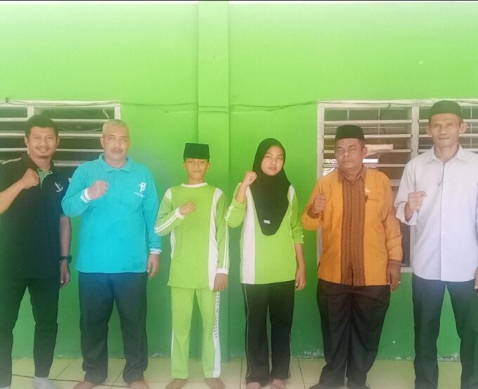 MTsN 2 Langkat Gelar Pelepasan Dua Siswa Perwakilan Madrasah Ikuti Internasional Indonesian Student Pencak Silat Open Championship 2025