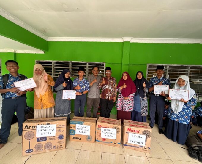 Semarak HUT RI ke-80, MTsN 2 Langkat Umumkan Pemenang Lomba Antar Kelas