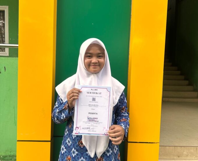 Perwakilan Siswi MTsN 2 Langkat Berhasil Raih Juara Tingkat Provinsi Sumatera Utara Ajang Sigma Science National Competition 2.0