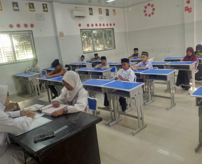 Seleksi Generasi Qur’ani, MTsN 2 Langkat Gelar Tes Baca Qur’an Untuk Jalur Afirmasi dan Reguler Tahun Pelajaran 2026-2027