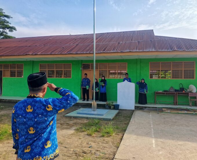 Kobarkan Semangat Kebangsaan, MTsN 2 Langkat Gelar Upacara Peringatan Hari Lahir Pancasila 1 Juni 2026