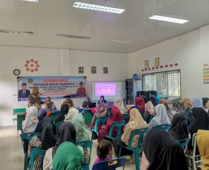 Bangun Kolaborasi Pendidikan yang Berkualitas, MTsN 2 Langkat Adakan Sosialisasi Program Kerja Madrasah dan Temu Ramah Dengan Wali Murid Kelas VII Tahun Pelajaran 2026/2027