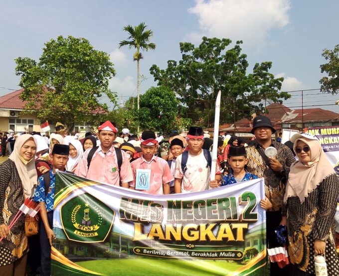 Napak Tilas Sejarah, MTsN 2 Langkat Ikuti Peringatan Berandan Bumi Hangus 13 Agustus 1947